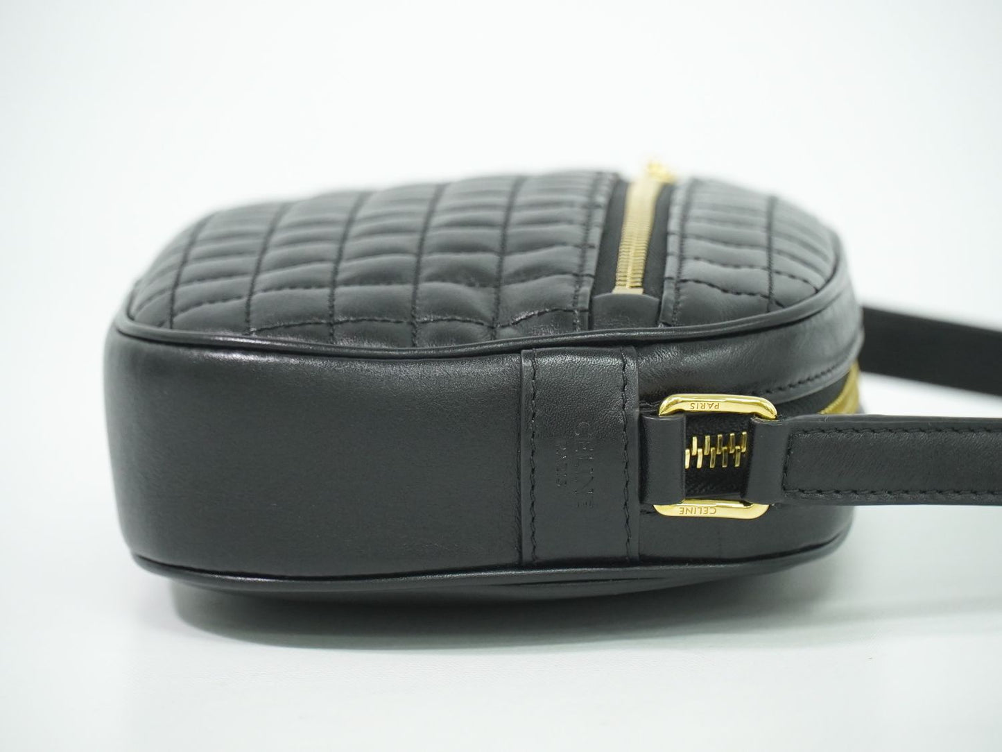 CELINE Cチャーム ショルダーバッグ ブラック