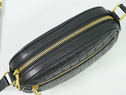 CELINE Cチャーム ショルダーバッグ ブラック