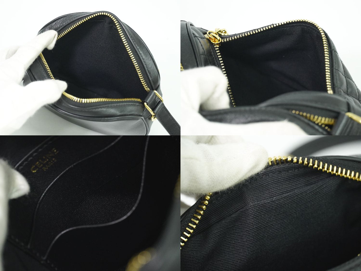 CELINE Cチャーム ショルダーバッグ ブラック