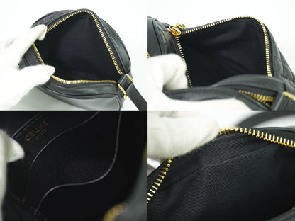CELINE Cチャーム ショルダーバッグ ブラック