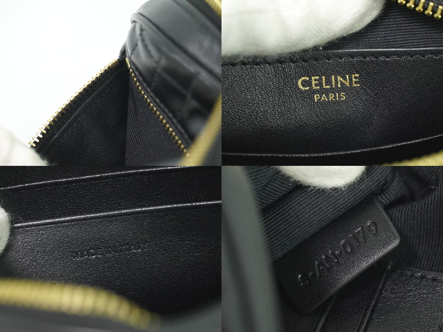 CELINE Cチャーム ショルダーバッグ ブラック