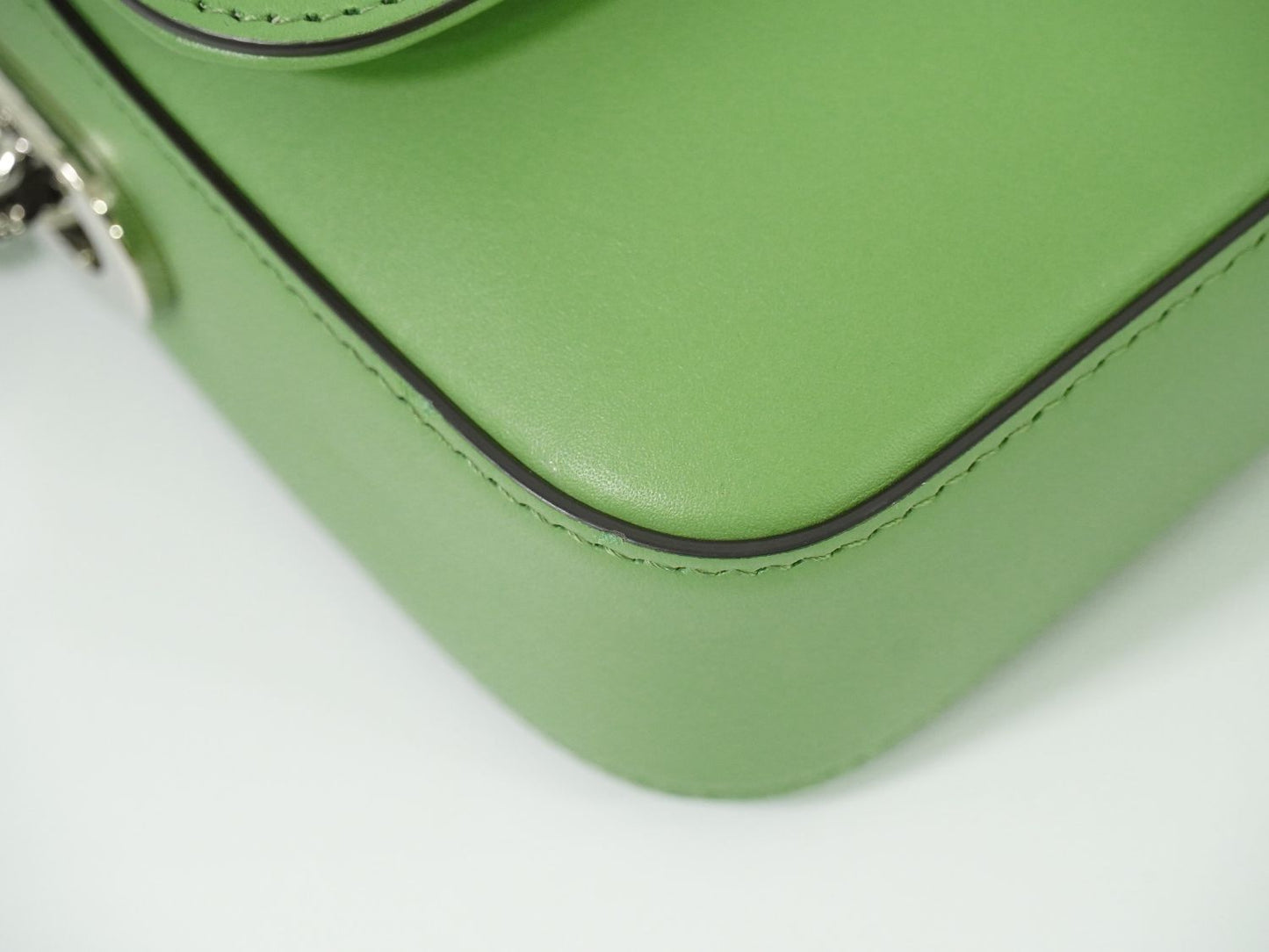 GUCCI プチGG 2WAY ミニ ショルダーバッグ ライトグリーン 739722