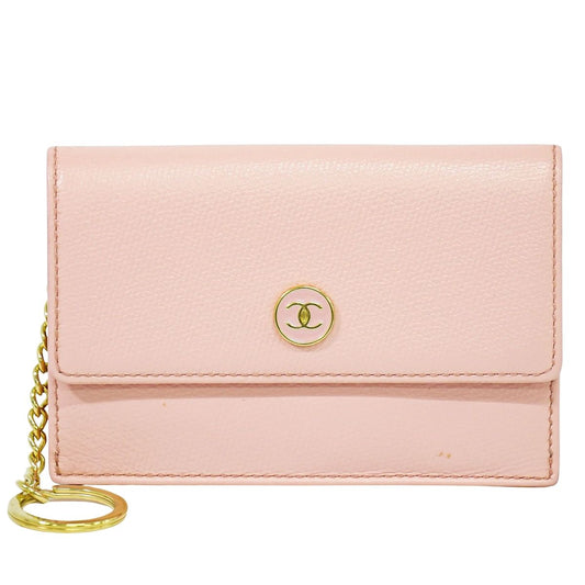 CHANEL ココマーク ココボタン コインケース ピンク