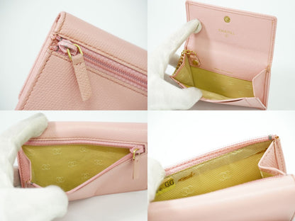 CHANEL ココマーク ココボタン コインケース ピンク