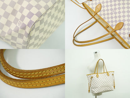LOUIS VUITTON 旧型 ネヴァーフル MM ダミエ アズール トートバッグ N51107
