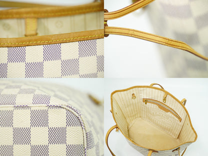 LOUIS VUITTON 旧型 ネヴァーフル MM ダミエ アズール トートバッグ N51107