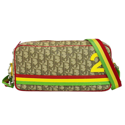 Christian Dior トロッター ショルダーバッグ ブラウン マルチカラー