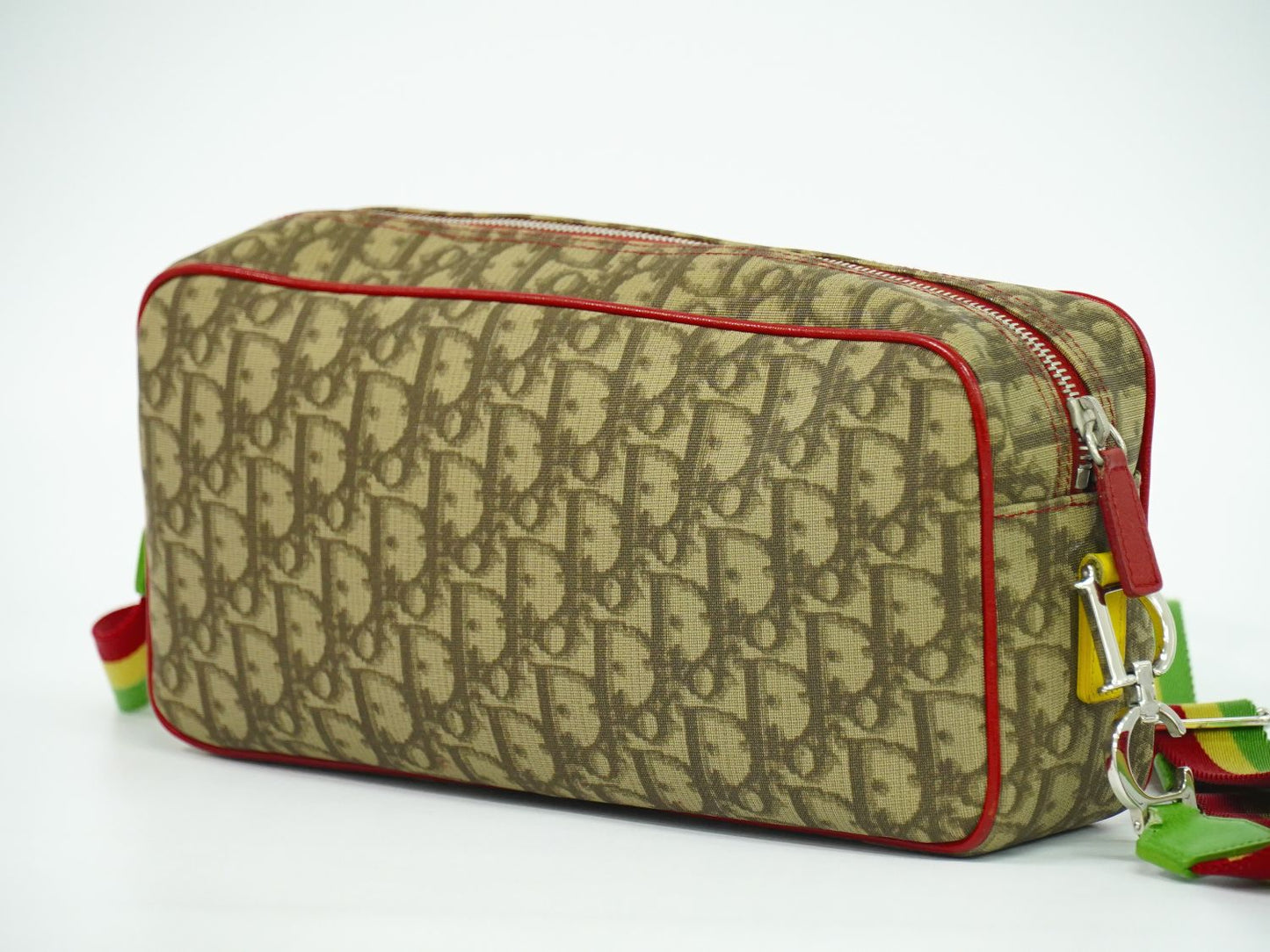 Christian Dior トロッター ショルダーバッグ ブラウン マルチカラー