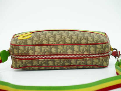 Christian Dior トロッター ショルダーバッグ ブラウン マルチカラー