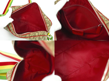 Christian Dior トロッター ショルダーバッグ ブラウン マルチカラー