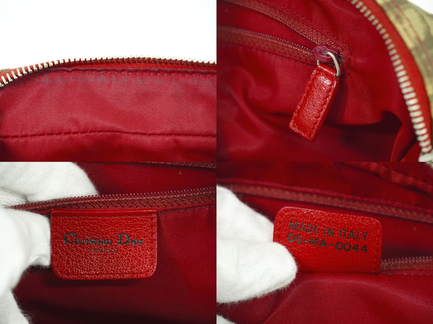 Christian Dior トロッター ショルダーバッグ ブラウン マルチカラー