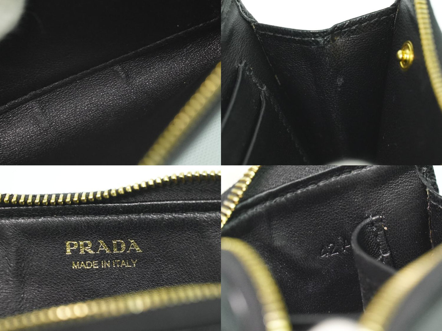PRADA コインケース ブラック