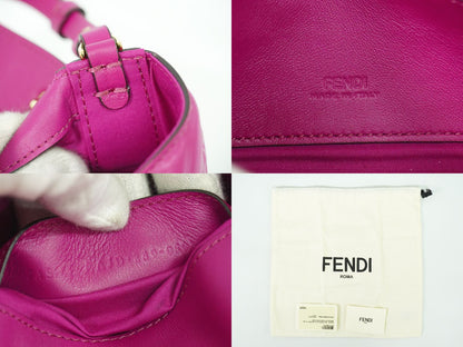 FENDI バゲット フォンポーチ ズッカ 2WAY ショルダーバッグ ピンク 7AS142