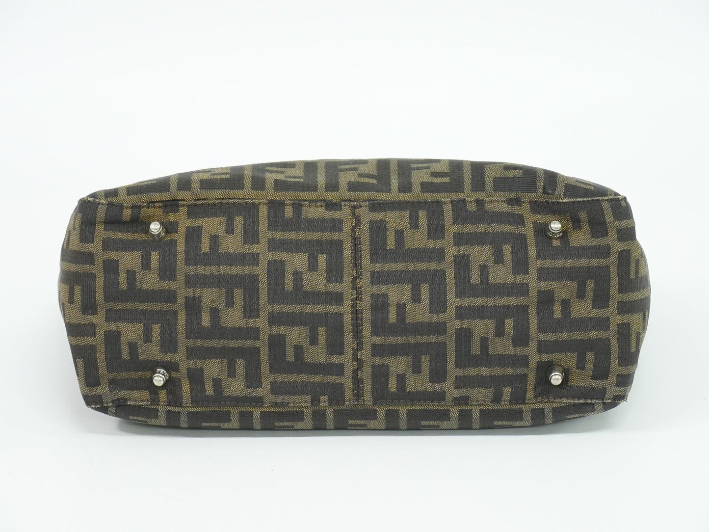 FENDI ズッカ ハンドバッグ ブラウン 26329