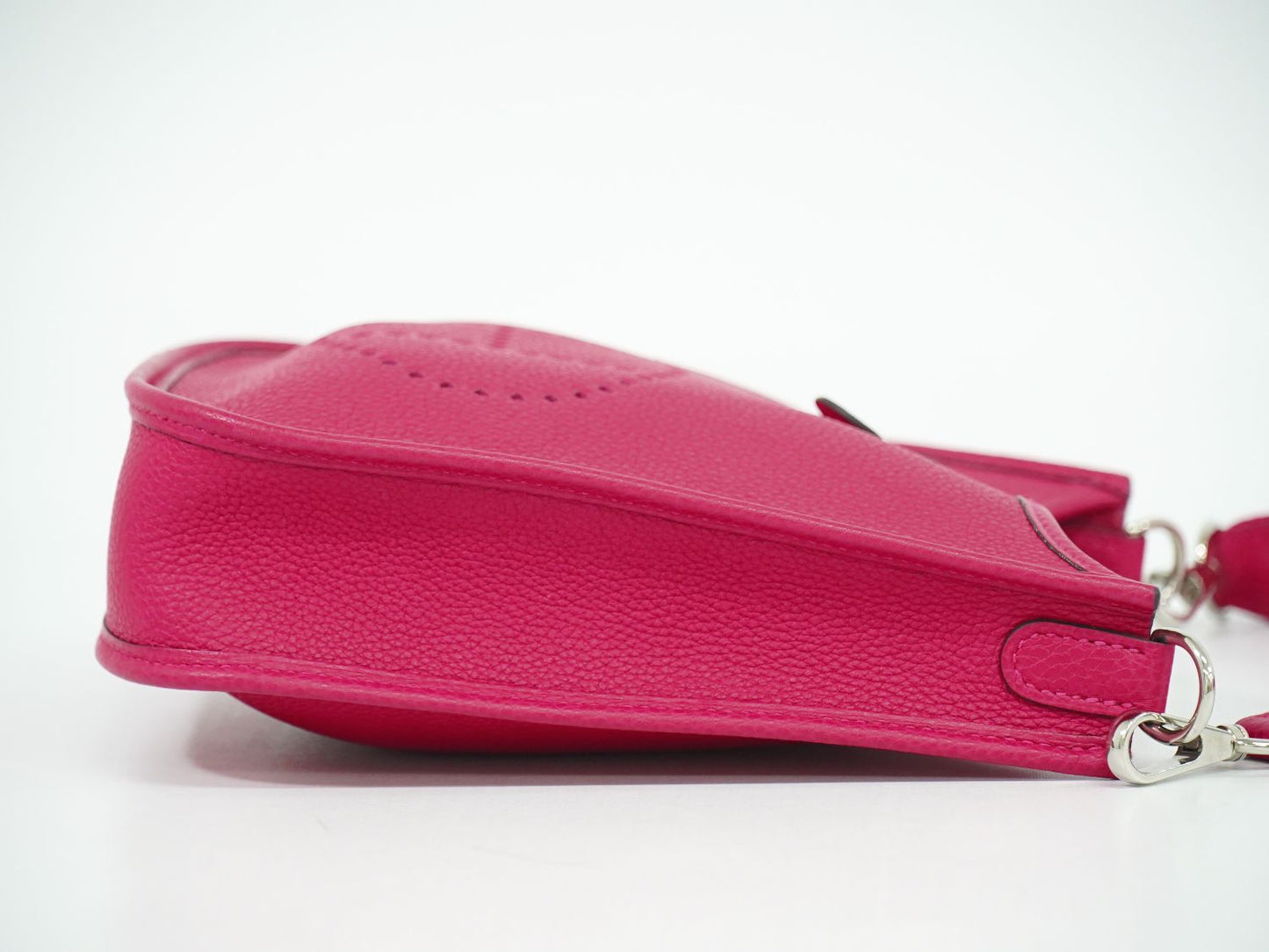 HERMES エヴリン TPM トリヨンクレマンス レザー ショルダーバッグ ローズエクストリーム