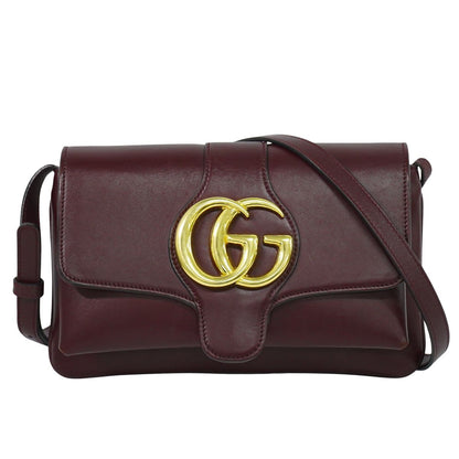 GUCCI GGマーモント アリー ショルダーバッグ ボルドー 550129