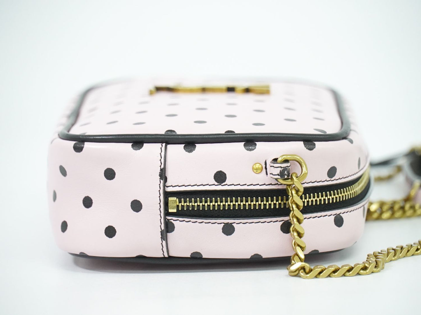 SAINT LAURENT ルー タッセル ショルダーバッグ ピンク ブラック 612563