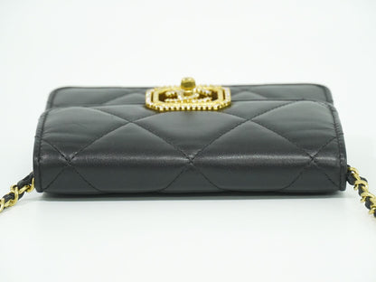 CHANEL ココマーク マトラッセ ショルダーバッグ ブラック