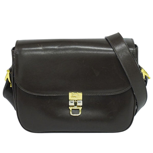 CELINE 馬車金具 ショルダーバッグ ブラウン