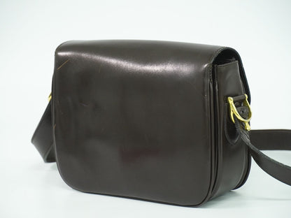 CELINE 馬車金具 ショルダーバッグ ブラウン
