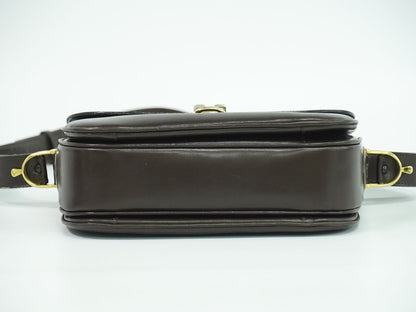 CELINE 馬車金具 ショルダーバッグ ブラウン