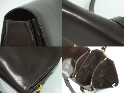 CELINE 馬車金具 ショルダーバッグ ブラウン