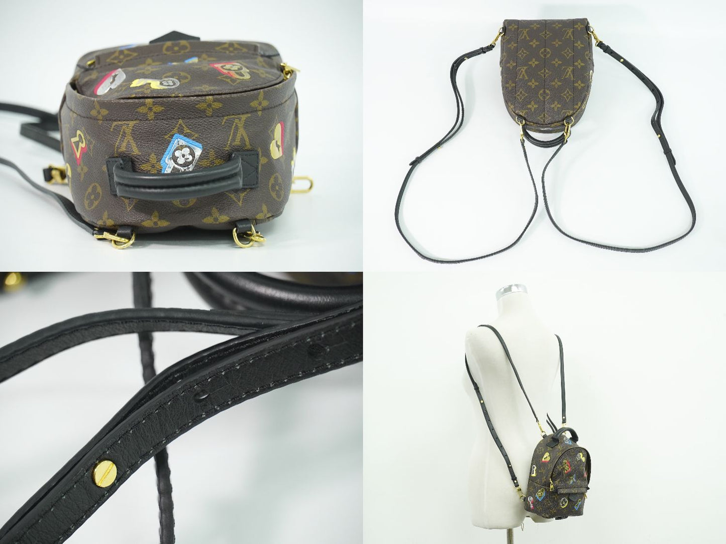 LOUIS VUITTON パームスプリングス MINI ラブロック モノグラム リュックサック M44367