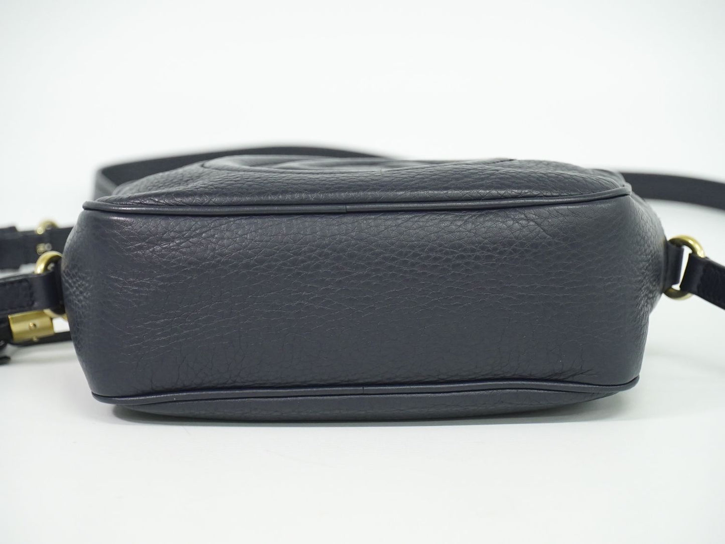 GUCCI ソーホー スモールディスコ ショルダーバッグ ネイビー 308364