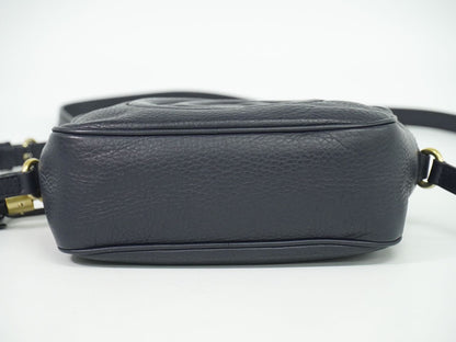 GUCCI ソーホー スモールディスコ ショルダーバッグ ネイビー 308364