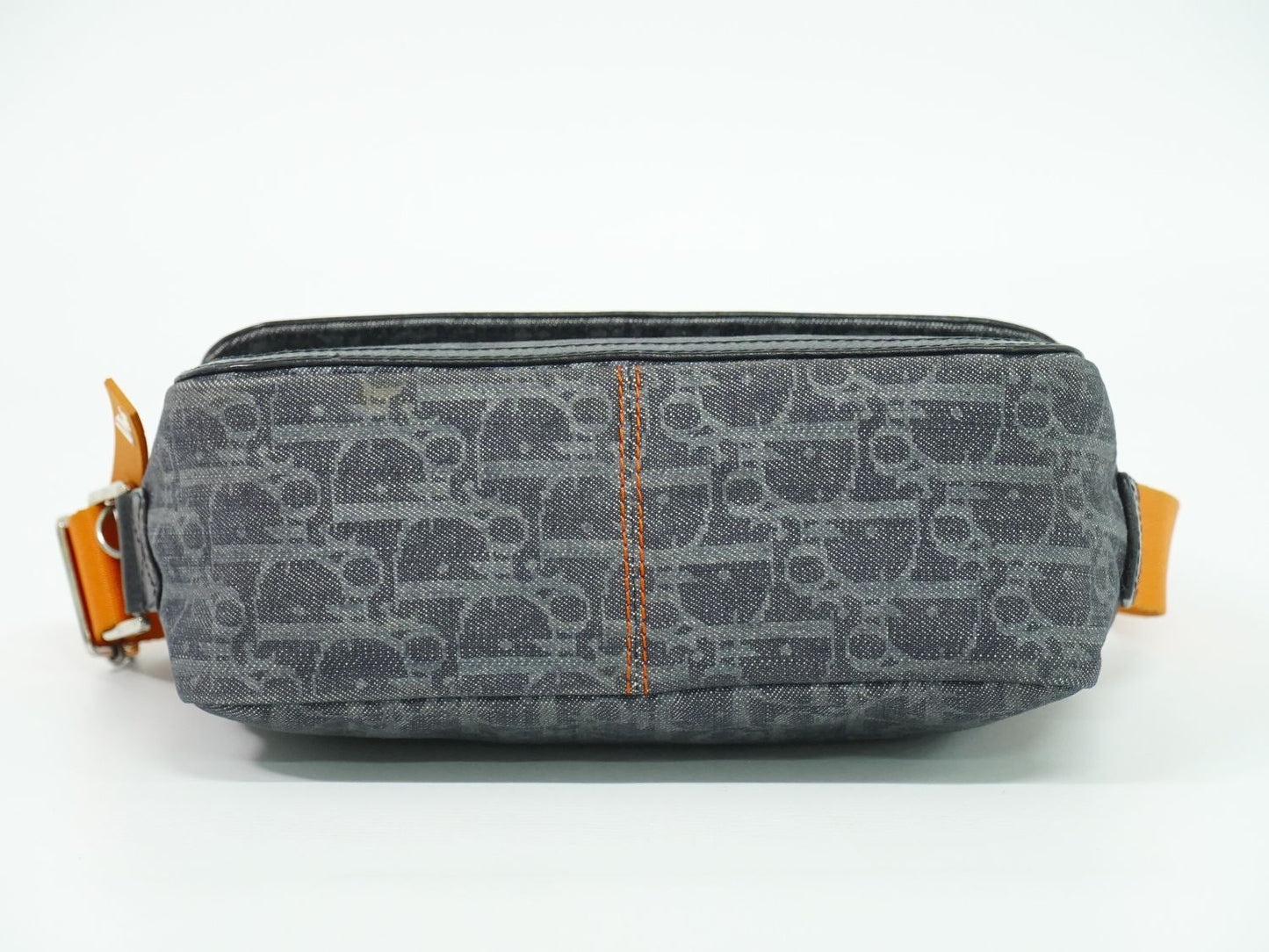 Christian Dior フライトライン トロッター ショルダーバッグ ネイビー オレンジ