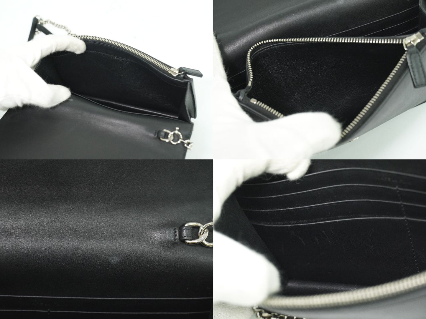 SAINT LAURENT ケイト ショルダーウォレット ブラック 455263