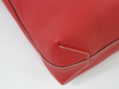 HERMES ドゥブルセンス 36 トートバッグ □N刻 ピンク系