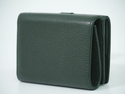 SAINT LAURENT オリガミ タイニー 折財布 ダークグリーン 669959