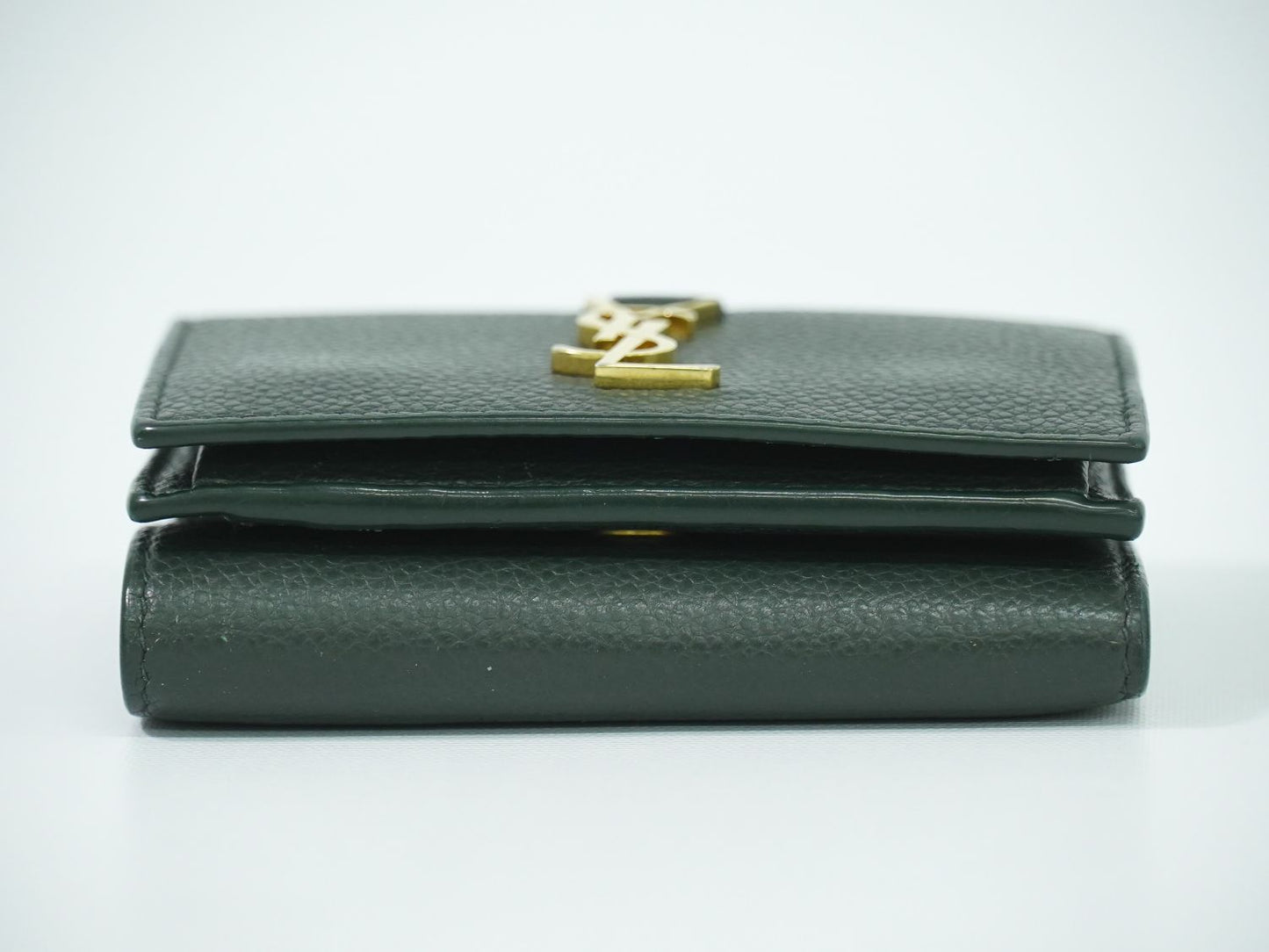 SAINT LAURENT オリガミ タイニー 折財布 ダークグリーン 669959