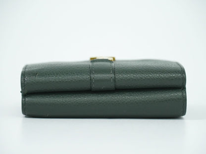 SAINT LAURENT オリガミ タイニー 折財布 ダークグリーン 669959