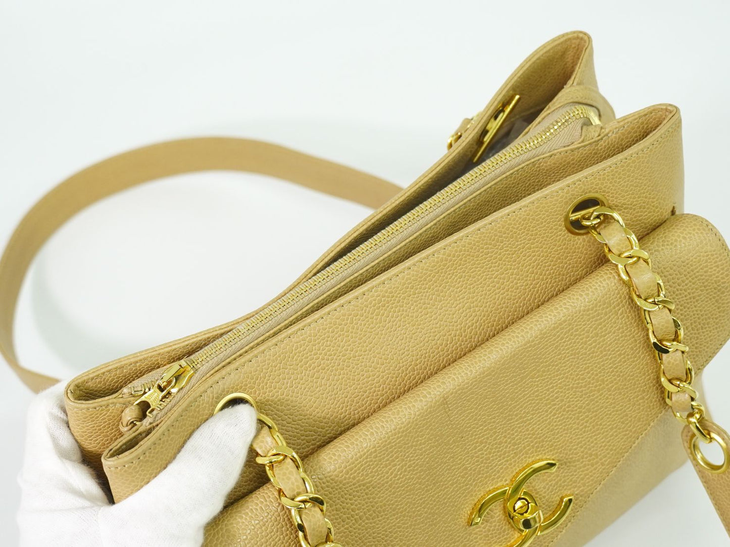 CHANEL ココマーク ショルダーバッグ ベージュ