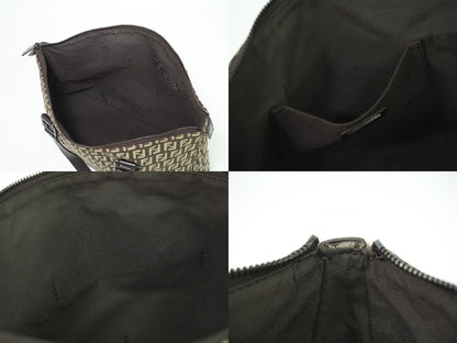 FENDI ズッキーノ トートバッグ ブラウン 8BH138
