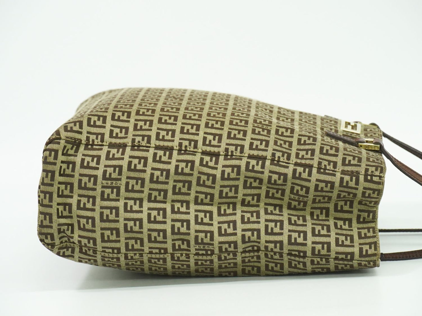 FENDI ズッキーノ トートバッグ ベージュ ブラウン 8BH131