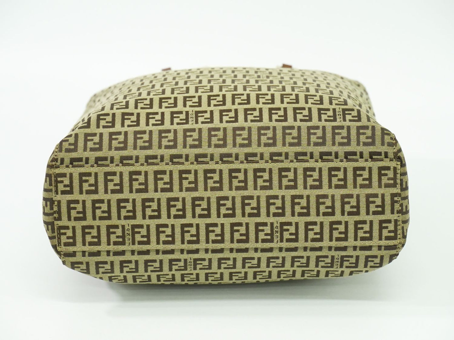 FENDI ズッキーノ トートバッグ ベージュ ブラウン 8BH131