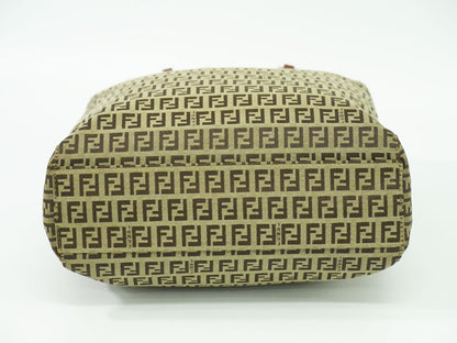 FENDI ズッキーノ トートバッグ ベージュ ブラウン 8BH131
