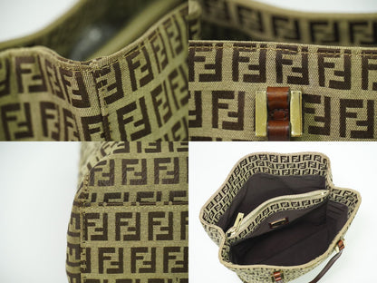 FENDI ズッキーノ トートバッグ ベージュ ブラウン 8BH131