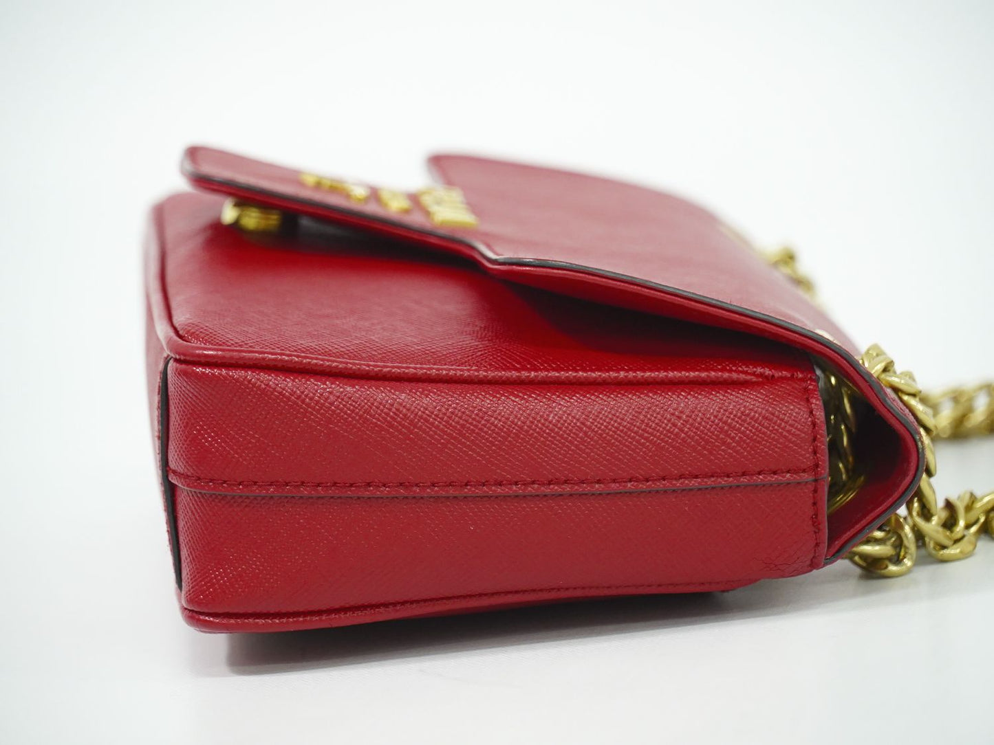 PRADA ショルダーバッグ レッド 1BD193