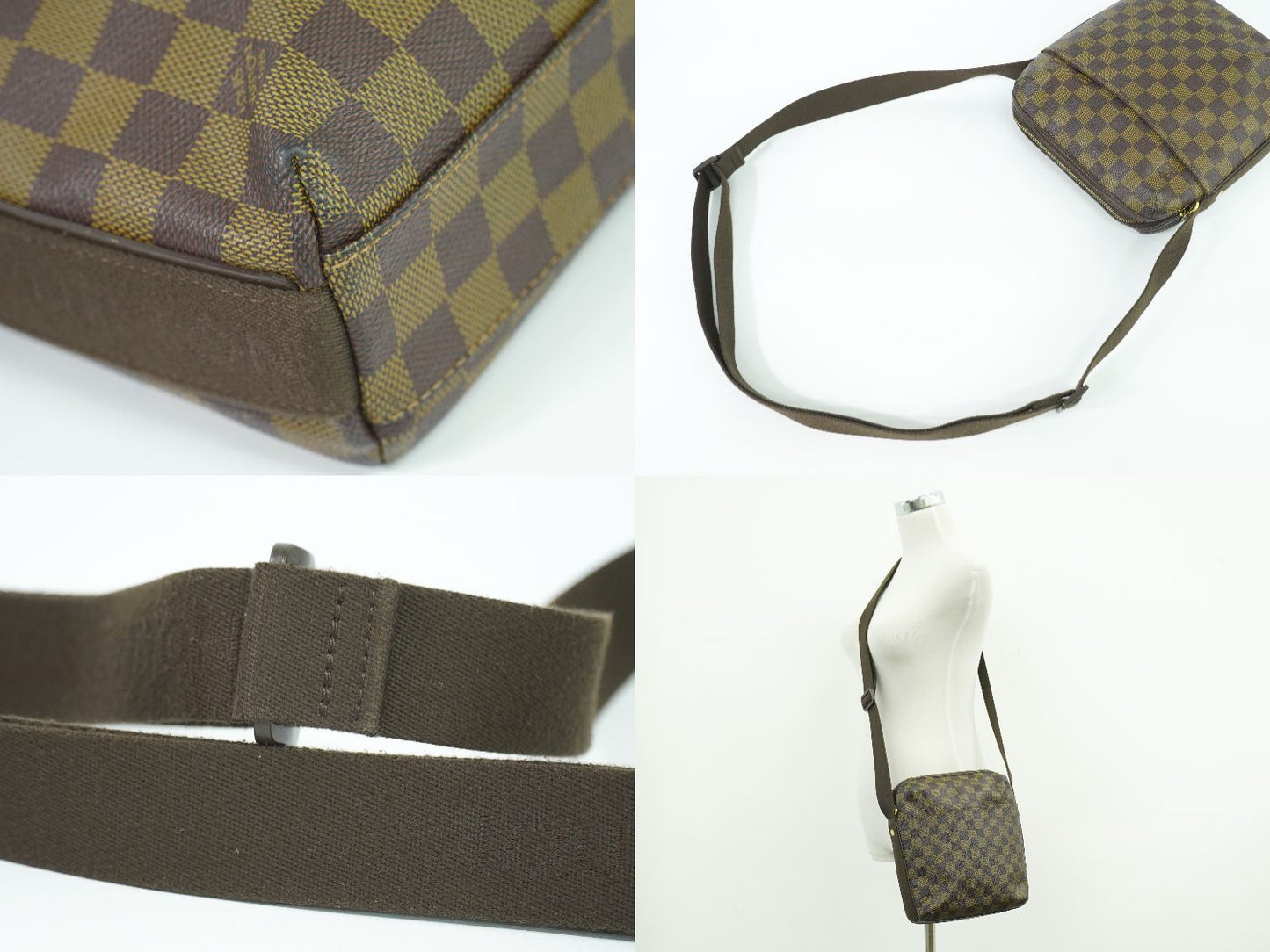 LOUIS VUITTON トロター ボブール ダミエ エベヌ ショルダーバッグ N41135