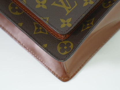 LOUIS VUITTON モンソー モノグラム 2WAY ショルダーバッグ ブラウン M51185