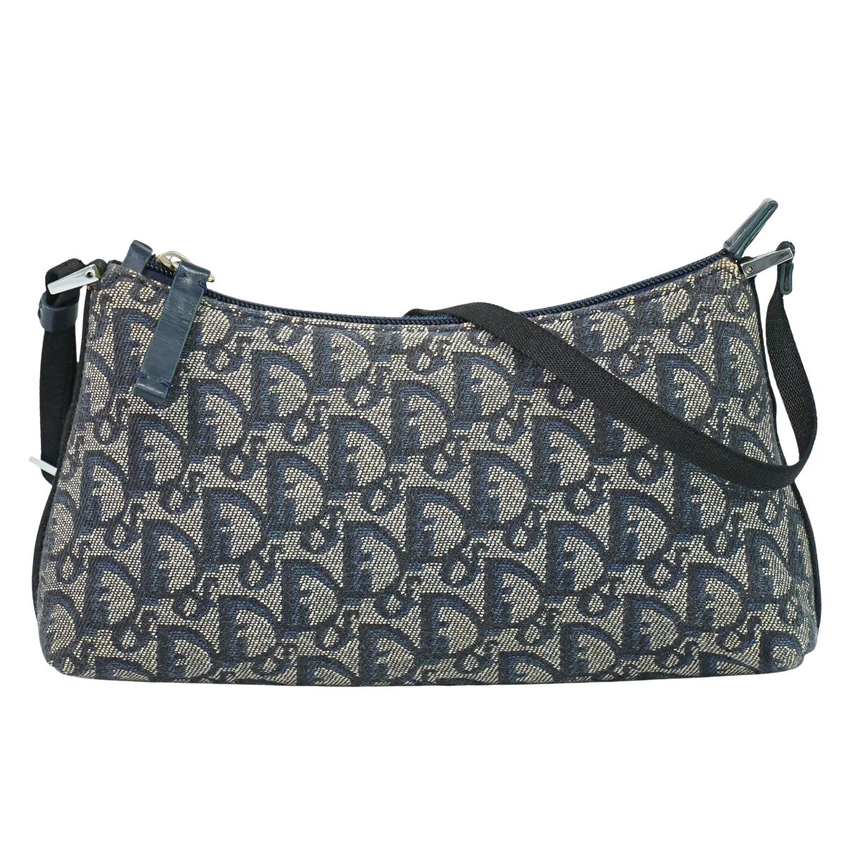 Christian Dior トロッター ショルダーバッグ ネイビー