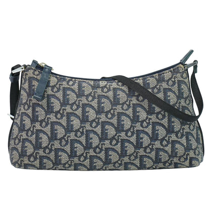 Christian Dior トロッター ショルダーバッグ ネイビー