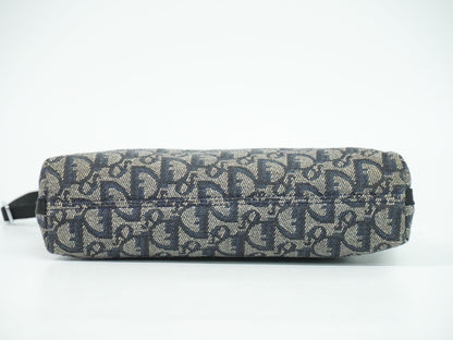 Christian Dior トロッター ショルダーバッグ ネイビー