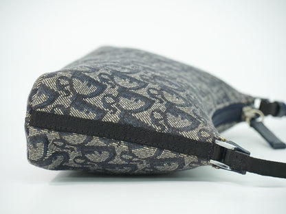 Christian Dior トロッター ショルダーバッグ ネイビー