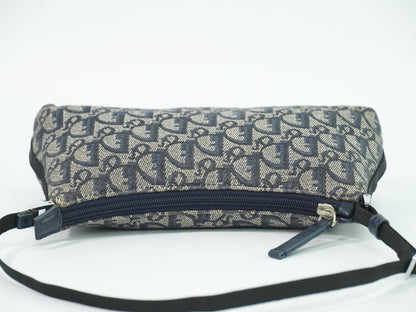 Christian Dior トロッター ショルダーバッグ ネイビー