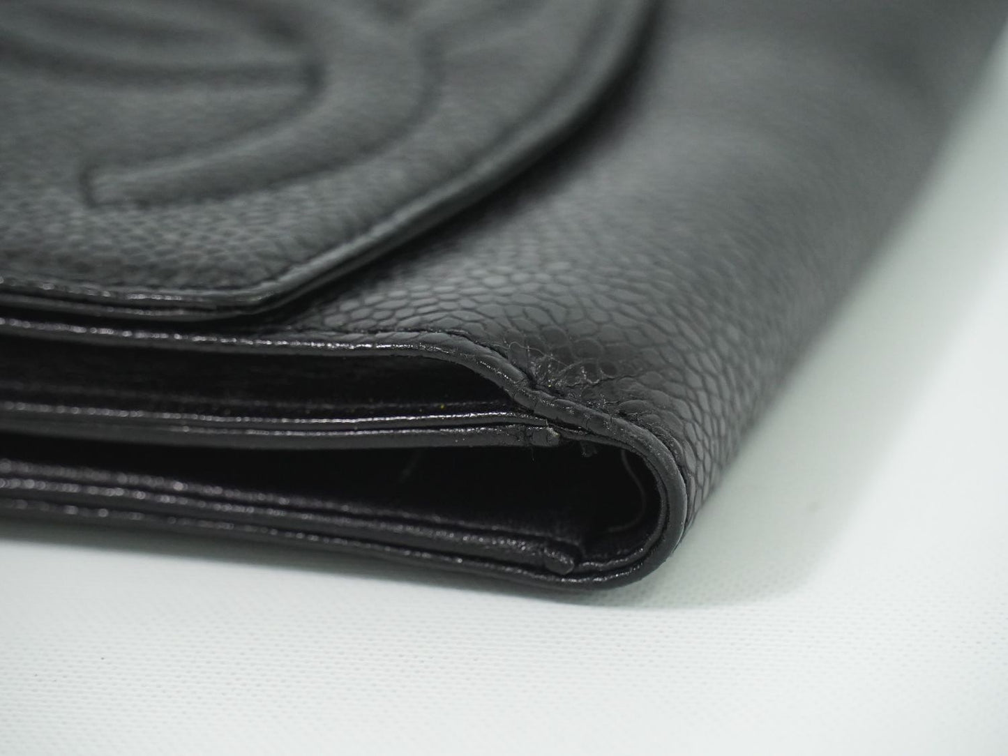 CHANEL ココマーク 折財布 ブラック